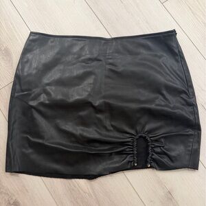 Zara Leather Skirt